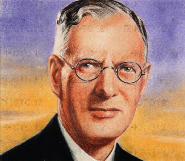 Mr Curtin (Australia), c1944. Creators: William Timym, Central Office of Information.