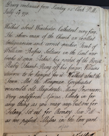 Letter from Hester Pitt, 1770. Creator: Hester Stanhope.