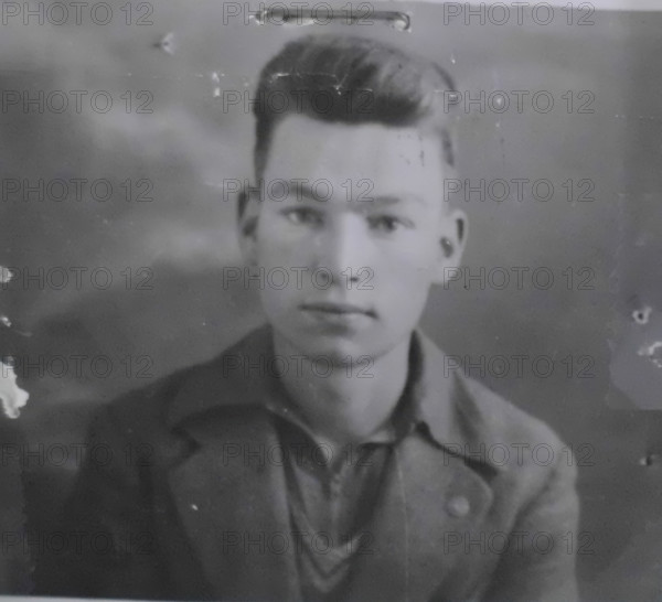 Abe Lazarus - headshot from police file. 1934. Creator: Unknown.