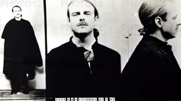 A police photograph of Geoffrey Wladislas Vaile Potocki de Montalk, c1932. Creator: Unknown.