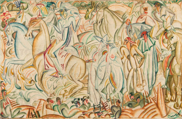 Before the bullfight, c1912. Creator: Souza-Cardoso, Amadeo de (1887-1918).