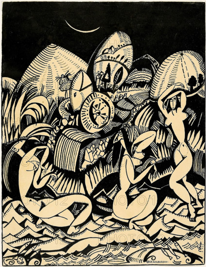 The Witch's Bath, c1912. Creator: Souza-Cardoso, Amadeo de (1887-1918).