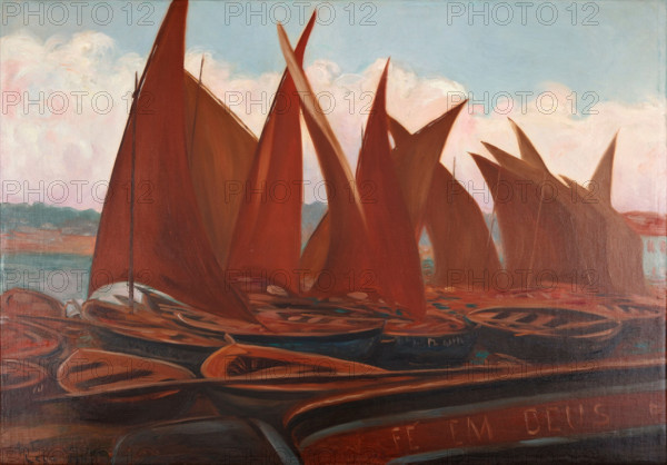 Landscape. Leça da Palmeira, 1905. Creator: Carneiro, António (1872-1930).