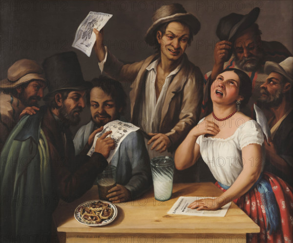 Tertulia de pulquería , 1851. Creator: Arrieta, José Agustín (1802-1879).