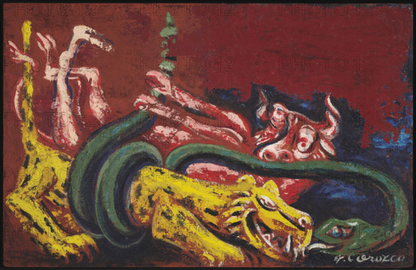 Allegory of Mexico, c1948. Creator: Orozco, José Clemente (1883-1949).