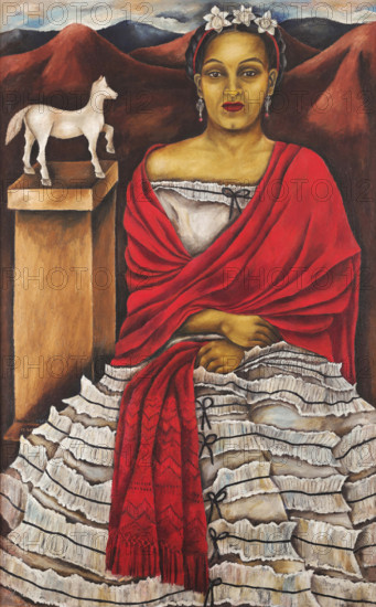 Self-portrait, 1940. Creator: Izquierdo, María (1902-1955).