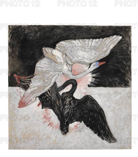 The Swan, Group IX/SUW, Part 1, No. 2, 1914. Creator: Hilma af Klint (1862-1944).