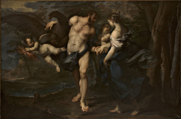 Jupiter and Ceres, c1705. Creator: Viani, Domenico Maria (1668-1711).