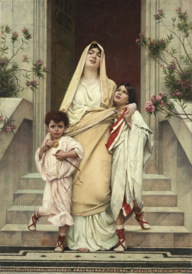 Cornelia, Mother of the Gracchi, 1885. Creator: Boulanger, Gustave Clarence Rodolphe (1824-1888).