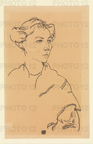 Lilly Steiner, 1918. Creator: Schiele, Egon (1890-1918).
