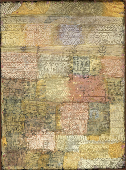 Florentine villa district (Florentinisches Villenviertel), 1926. Creator: Klee, Paul (1879-1940).
