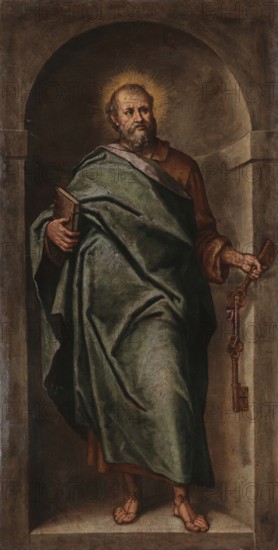 Saint Peter, 1615-1620. Creator: Ghirardoni, Giovanni Andrea (1557-1628).
