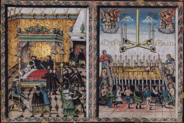 Cover of The Testament of Alfonso d'Este, third Duke of Ferrara, 1534. Creator: Anonymous.