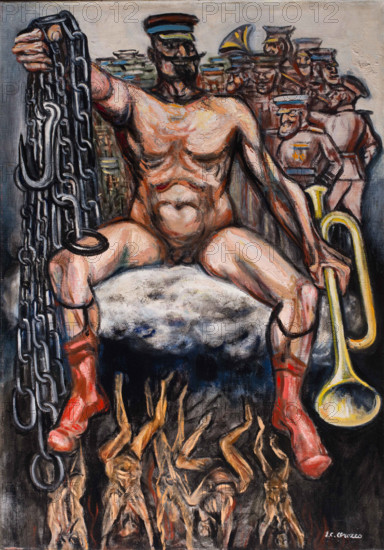 The tyrant (The dictator), 1947. Creator: Orozco, José Clemente (1883-1949).