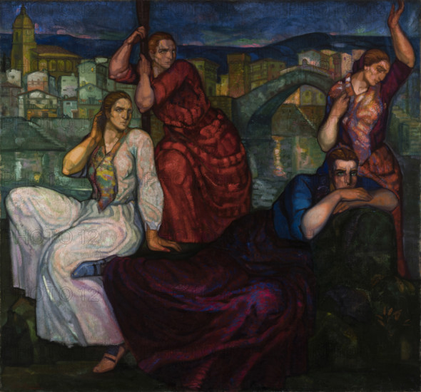 The women of the sea, c1916. Creator: Maeztu, Gustavo de (1887-1947).