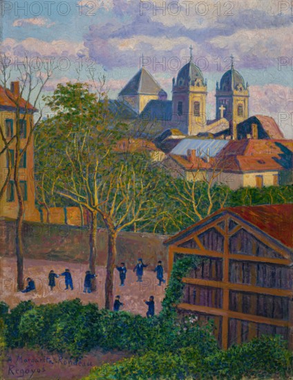 Colegio de Dax, 1909. Creator: Regoyos y Valdés, Darío de (1857-1913).