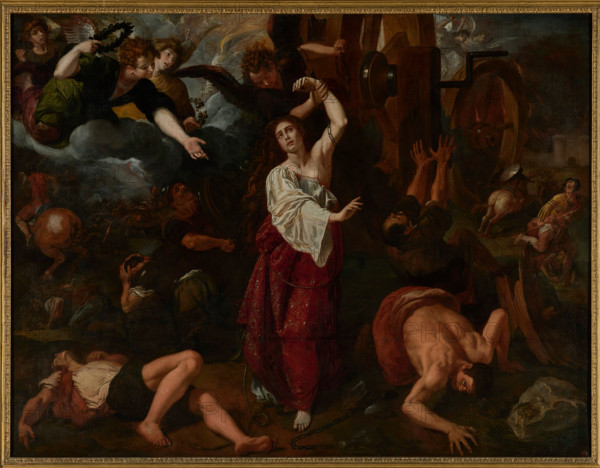 The Martyrdom of Saint Catherine, c1617. Creator: Castelló, Vicent (1585-1636).