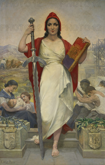La República, c1932. Creator: Díaz Olano, Ignacio (1860-1937).