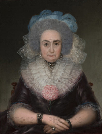 Portrait of Bernarda Tavira (1727-1797) , c1787. Creator: Goya, Francisco, de (1746-1828).