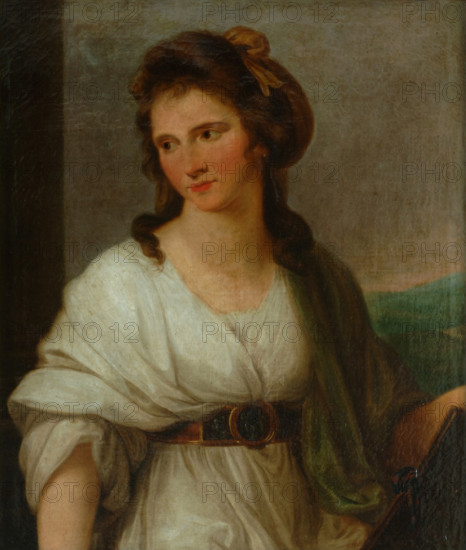 Portrait of Angelika Kauffmann, 1798. Creator: Montano, Manuel (1770-1846).