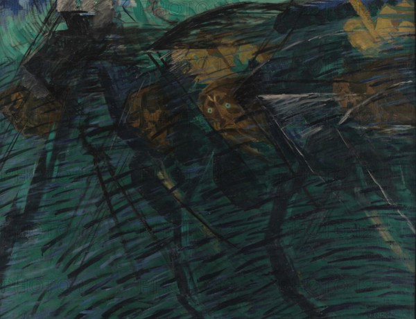 Studio per gli stati d'animo . Creator: Boccioni, Umberto (1882-1916).