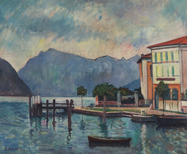 Lago d'Iseo, c1932. Creator: Marussig, Pietro (1879-1937).