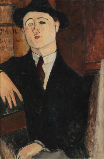 Portrait of Paul Guillaume (1891-1934) , 1916. Creator: Modigliani, Amedeo (1884-1920).