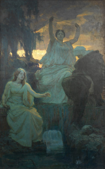 The Norns, 1895. Creator: Delug, Alois (1859-1930).