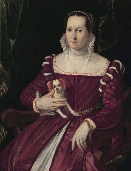 Portrait of Isabella de' Medici (1542-1576). Creator: Allori, Alessandro (1535-1607).