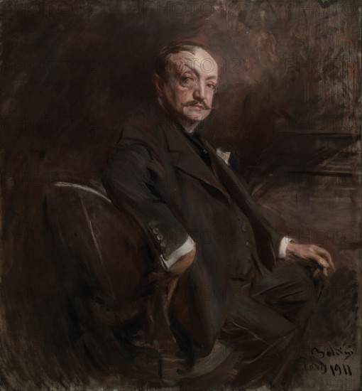 Self-Portrait at the Age of 69, 1911. Creator: Boldini, Giovanni (1842-1931).