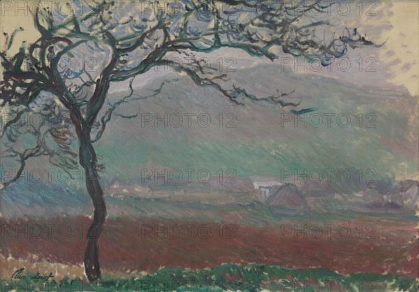 Landscape in Giverny, 1887. Creator: Monet, Claude (1840-1926).