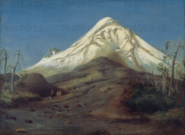 Popocatépetl, 1833. Creator: Gros, Jean-Baptiste Louis (1793-1870).