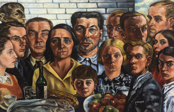 The Meal Among Friends, 1932-1933. Creator: Toorop, Charley (1891-1955).