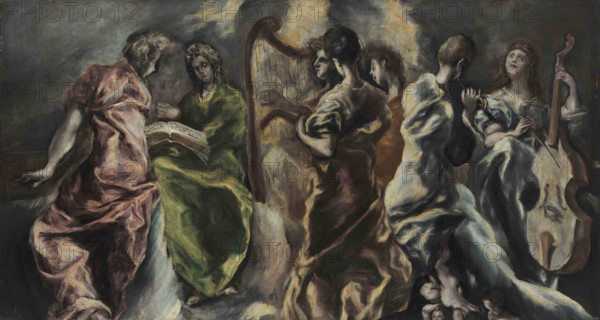 The Concert of the Angels, ca. 1608-1614. Creator: El Greco, Dominico (1541-1614).