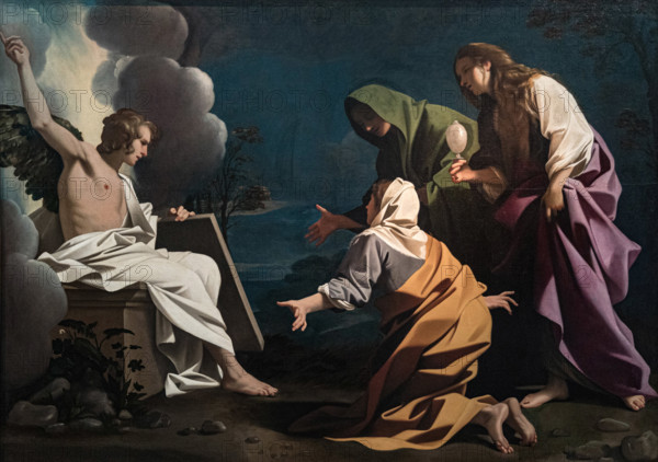 The Three Marys at the Sepulchre, c1614. Creator: Schedone (Schidone), Bartolomeo (1570-1615).