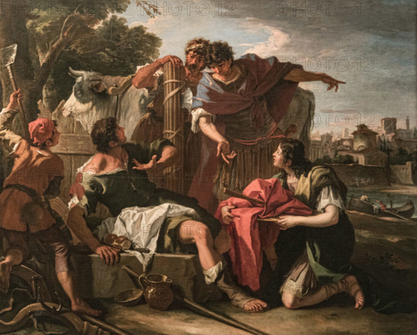 Lucius Quinctius Cincinnatus, 1705-1709. Creator: Ricci, Sebastiano (1659-1734).