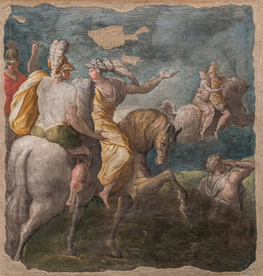 The Rape of Helen, 1566. Creator: Zanguidi (Bertoia), Jacopo (1544-1574).