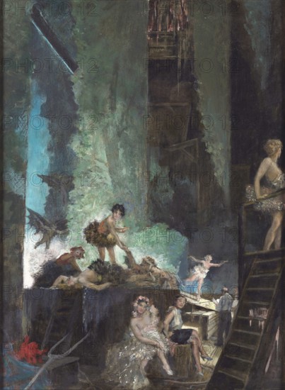 Rehearsal at Teatro alla Scala, Early 1930s. Creator: Fortuny y Madrazo, Mariano (1871-1949).