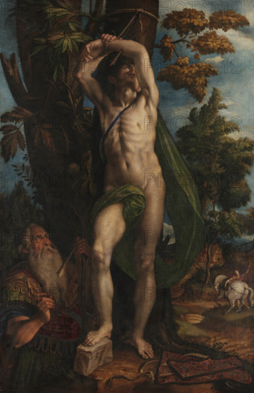 The Martyrdom of Saint Sebastian, 1575. Creator: Campi, Antonio (c. 1522-1587).