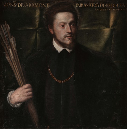 Portrait of the Ambassador Gabriel de Luetz d'Aramont, 1541-1542 . Creator: Titian (1488-1576).