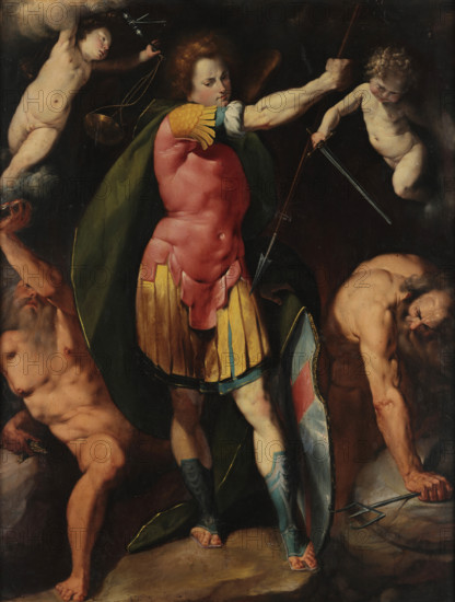 Saint Michael the Archangel, 1605-1609. Creator: Crespi, Giovanni Battista (1573-1632).
