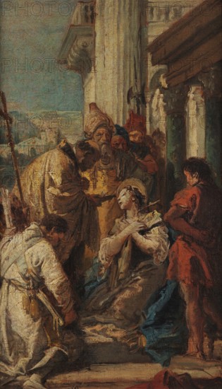 The Communion of Saint Lucy, c1748. Creator: Tiepolo, Giambattista (1696-1770).
