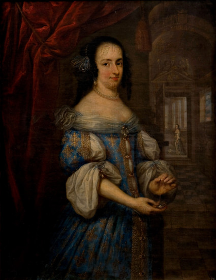 Portrait of Isabella d'Este (1635-1666), Duchess of Parma, 1664-1666. Creator: Denys, Frans (c. 1610-1670).