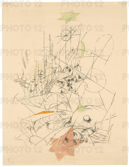 Destruction and Hope (Zerstörung und Hoffnung), 1916. Creator: Klee, Paul (1879-1940).