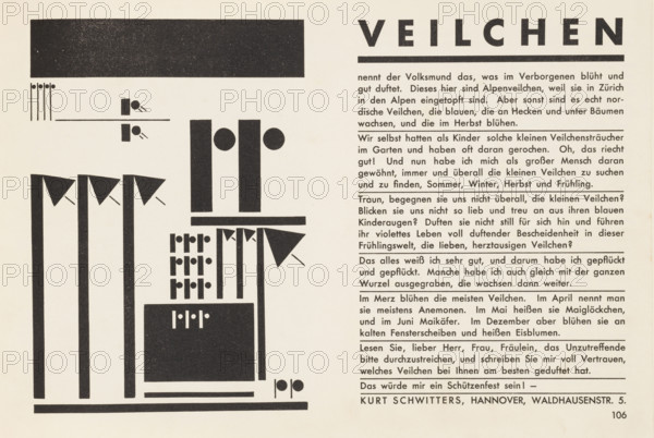 Merz 21, 1931. Creator: Schwitters, Kurt (1887-1948).