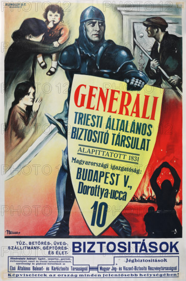 Assicurazioni Generali, 1925. Creator: Nemes, György (1905-1938).