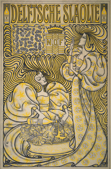 Delft Salad Oil, 1894. Creator: Toorop, Jan (1858-1928).