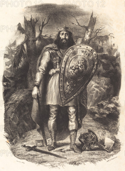 Vercingétorix, 1829. Creator: Delacroix, Eugène (1798-1863).