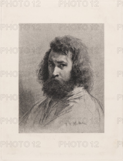 Self-portrait, c1846. Creator: Millet, Jean-François (1814-1875).
