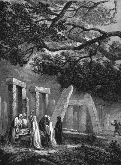 Druids Last Sacrifice, 1887. Creator: Anonymous.